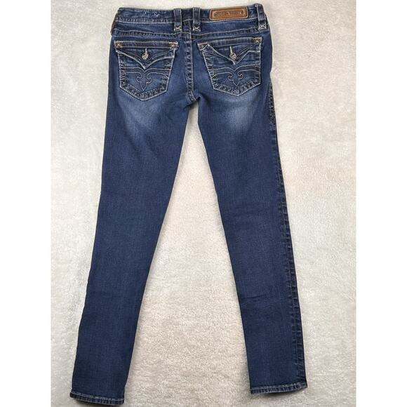 Rock Revival Jeans Women’s 28 Jessica Skinny Fit Blue Denim - Picture 2 of 10